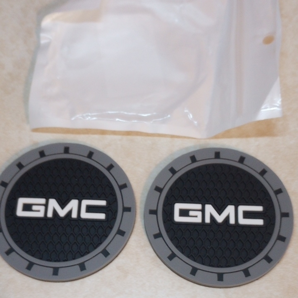 GMC Black and Gray Coasters
